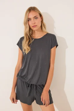 Women'secret Pijama corto viscosa brillos