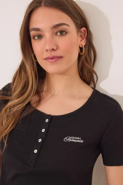 Women'secret Pijama largo algodón canalé