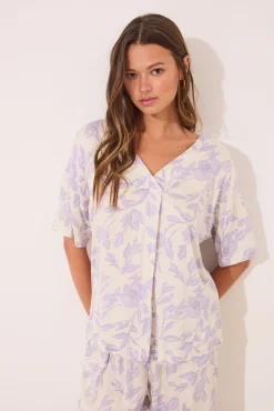 Women'secret Pijama largo estampado viscosa