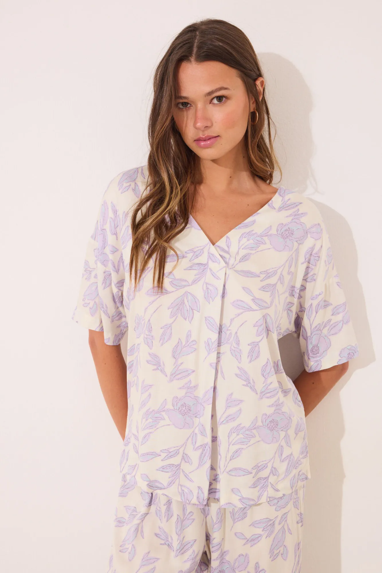 Women'secret Pijama largo estampado viscosa