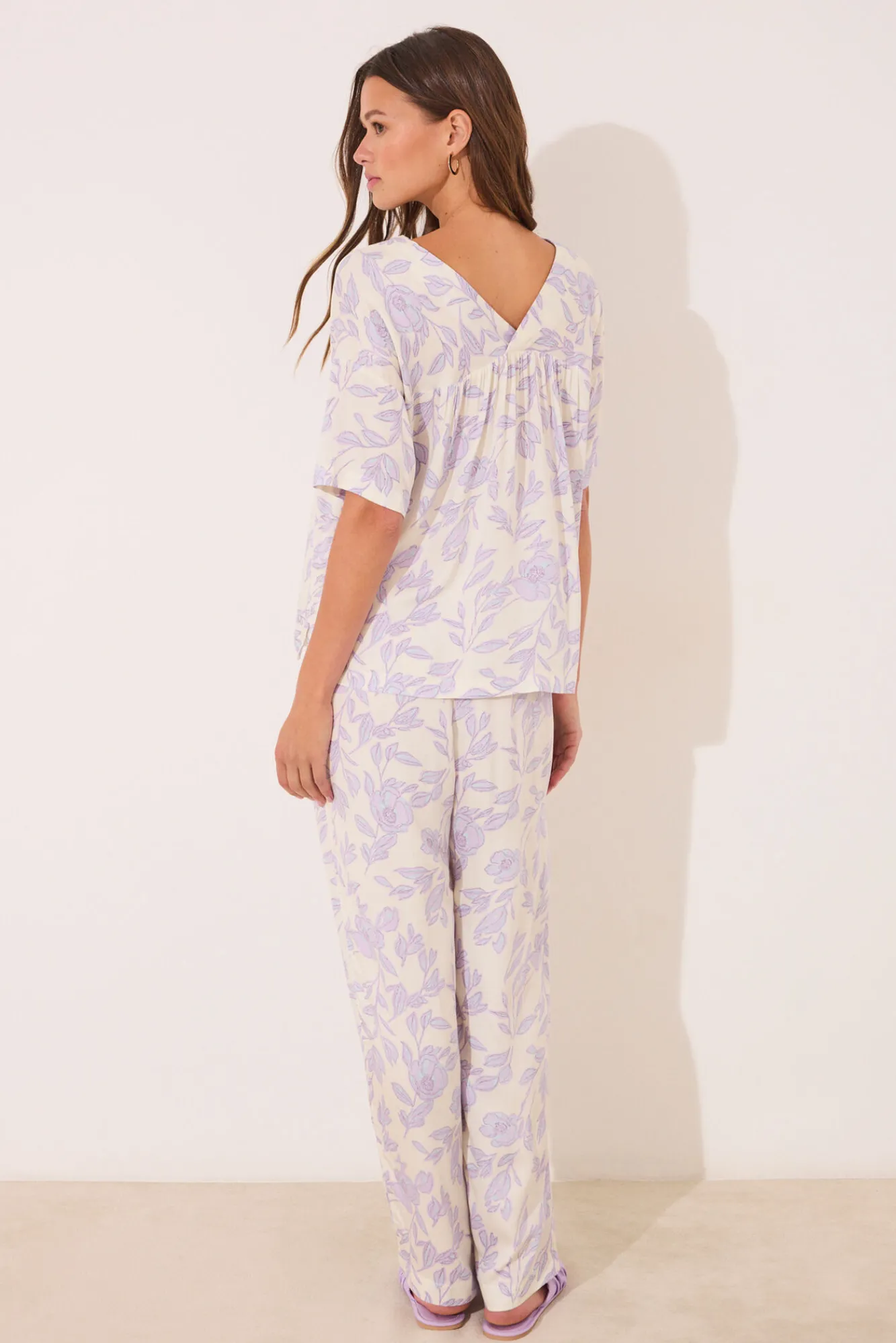 Women'secret Pijama largo estampado viscosa