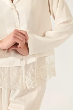 Promise Pijama lencero camisero satén