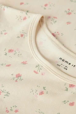 Crianças Name it Pijama niña flores
