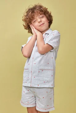 Crianças Gocco Pijama rayas con estrellas