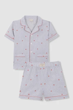 Crianças Gocco Pijama rayas con estrellas