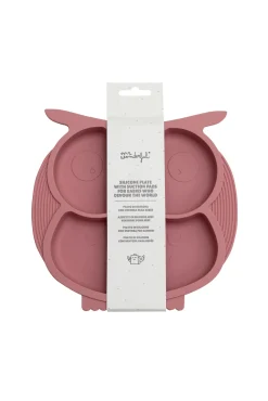 Mr. Wonderful Plato para bebés 100 % con base adherente