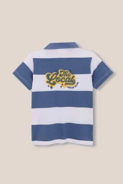 Crianças Gocco Polo de rayas estampado the locals