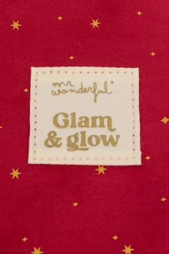 Mr. Wonderful Portatodo velvet granate - Glam & glow