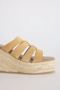 Slowlove Sandalia plataforma serraje