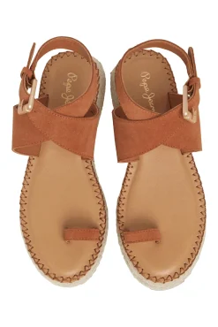Pepe Jeans Sandalias De Cuña En Ante