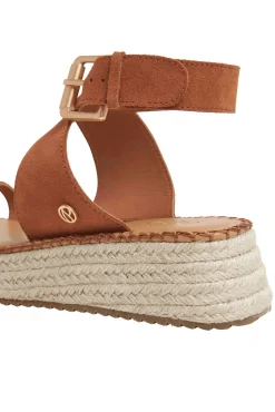 Pepe Jeans Sandalias De Cuña En Ante