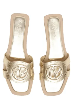 Pepe Jeans Sandalias Planas Con Monograma