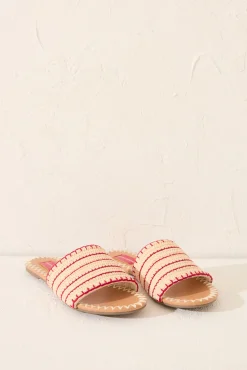 Women'secret Sandalias planas pala rafia