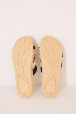 Women'secret Sandalias rafia tiras cruzadas