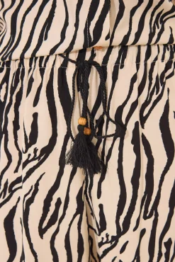 Women'secret Set camisa y pantalón corto cebra
