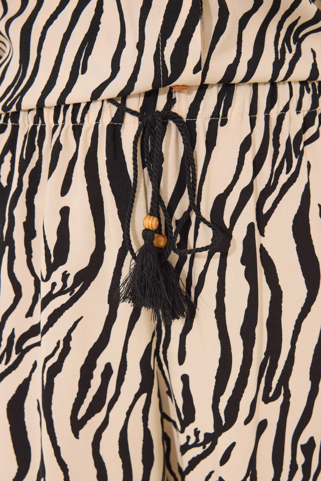 Women'secret Set camisa y pantalón corto cebra