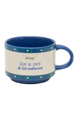 Mr. Wonderful Set de 2 tazas apilables - Te tengo más ganas que al café de las mañanas