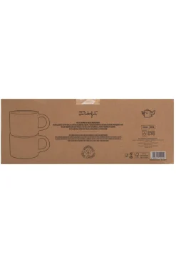 Mr. Wonderful Set de 2 tazas apilables - Te tengo más ganas que al café de las mañanas