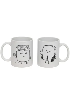 Mr. Wonderful Set de 2 tazas Iconic - Juntos es mejor