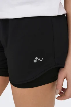 Only Play Shorts corte loose cintura media