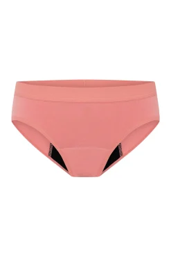 Modibodi SmileyWorld® Braga Menstrual Teen Algodón Orgánico Flujo Abundante Pink