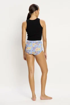 Modibodi SmileyWorld® Braga Menstrual Alta Bambú Flujo Moderado Blue