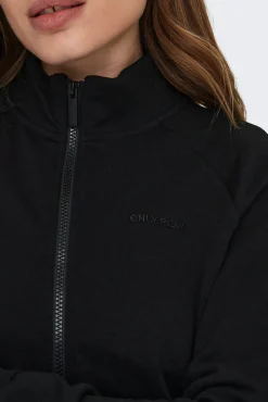 Only Play Sudadera básica cremallera