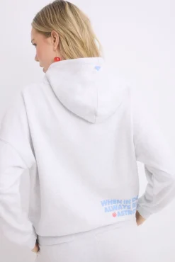 HI&BYE Sudadera capucha felpa algodón