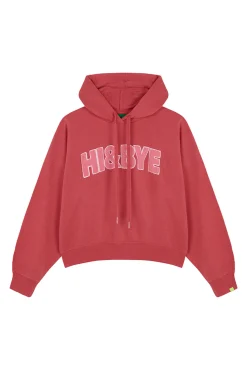 HI&BYE Sudadera capucha felpa algodón
