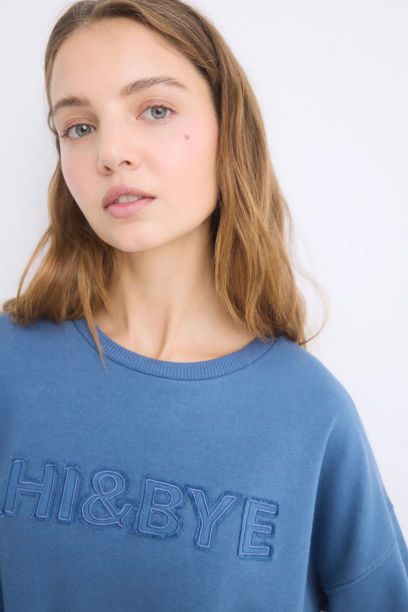 HI&BYE Sudadera felpa algodón
