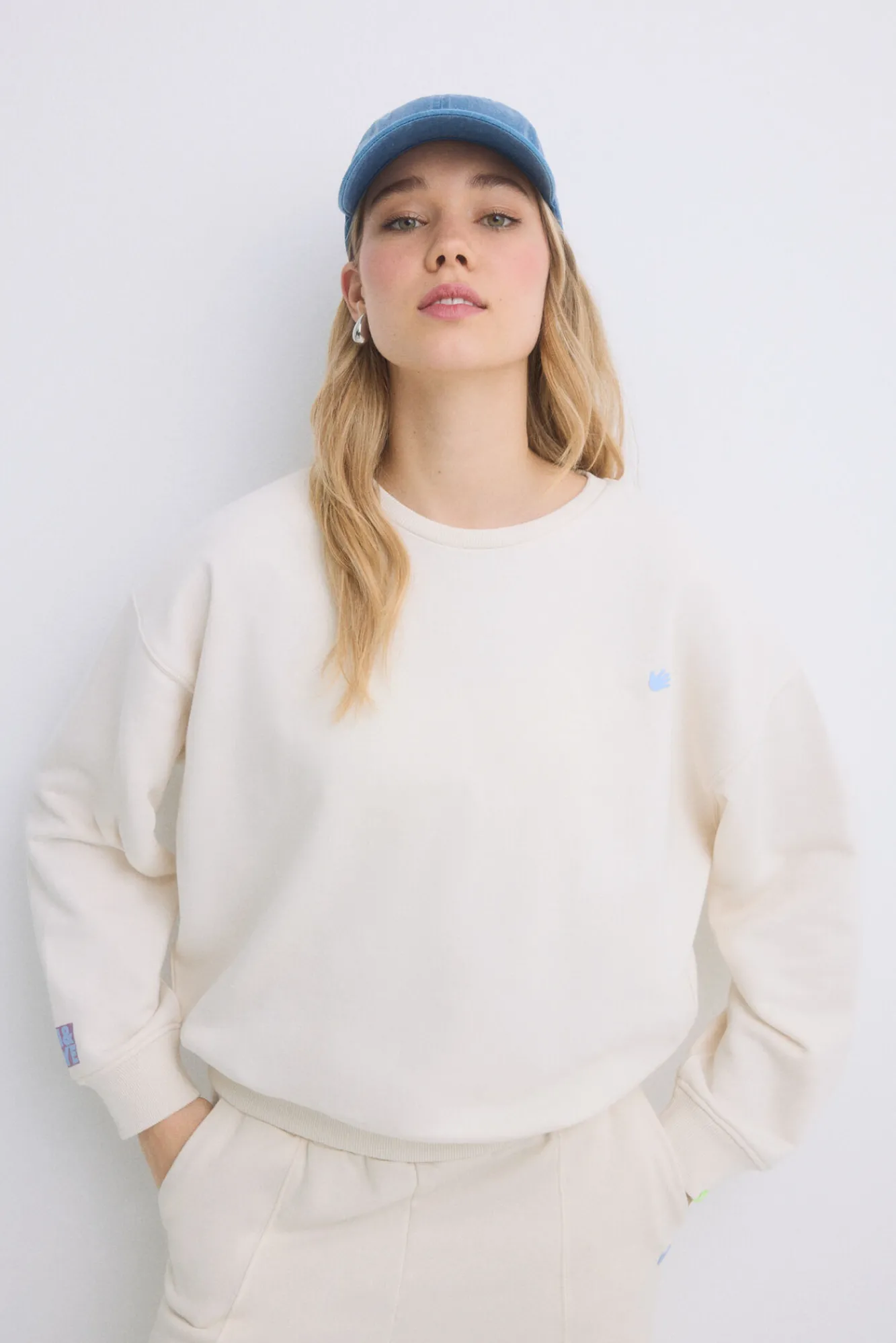 HI&BYE Sudadera felpa algodón
