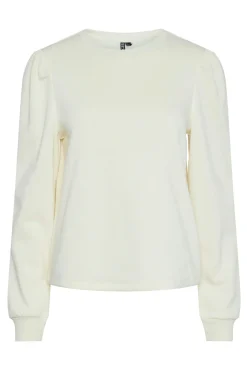 Pieces Sudadera lisa con fruncido