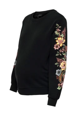 Only Maternity Sudadera maternity detalles florales
