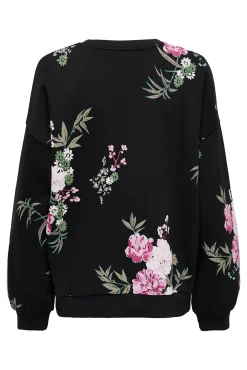Only Maternity Sudadera oversized premamá con estampado floral