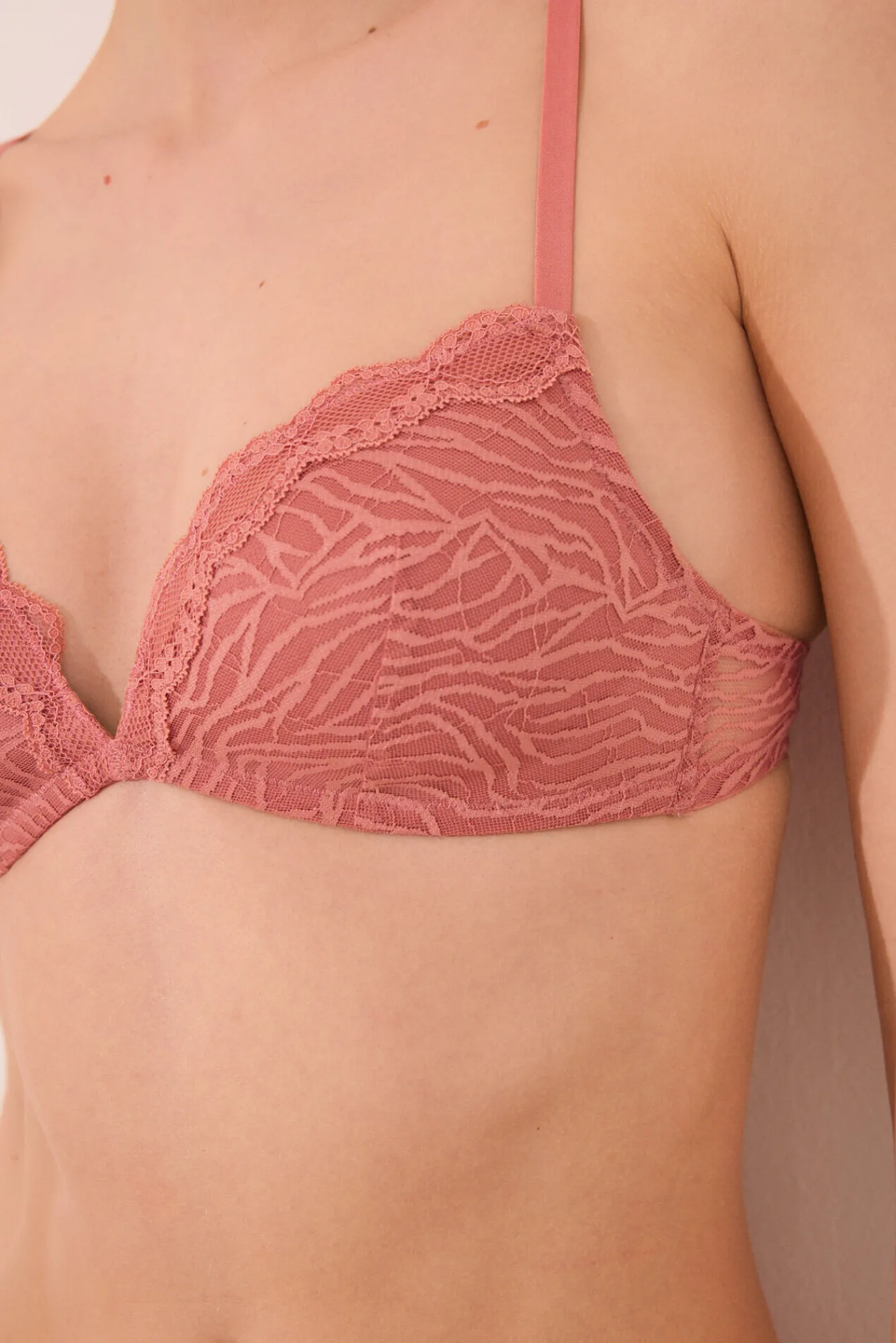 Women'secret Sujetador CHARMING microfibra print cebra