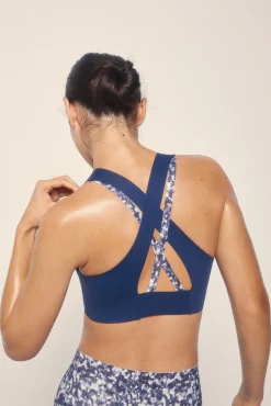 Dash and Stars Sujetador deportivo COMPRESSIVE detalle print