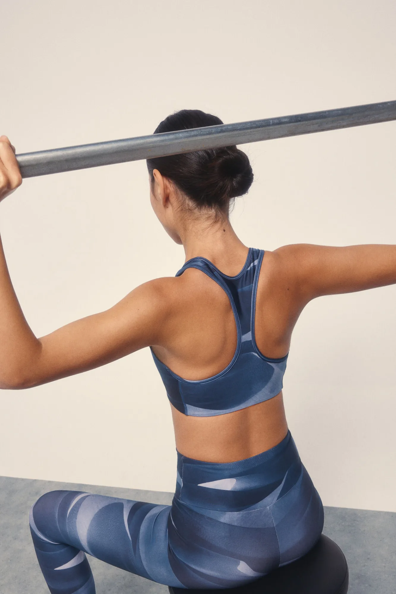 Dash and Stars Sujetador deportivo 4D STRETCH estampado