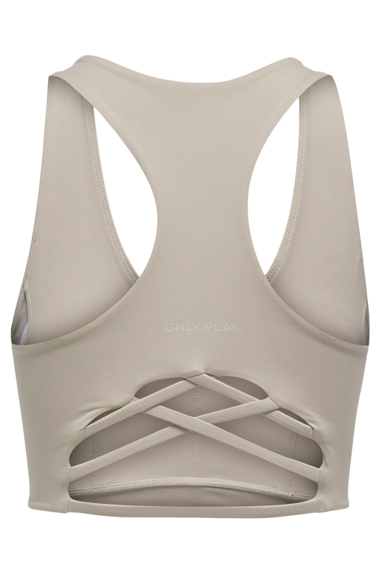 Only Play Sujetador deportivo de tirantes beige