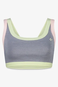 Dash and Stars Sujetador deportivo color block