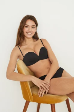 Women'secret SUPERB Sujetador sin tirantes súper push up microfibra