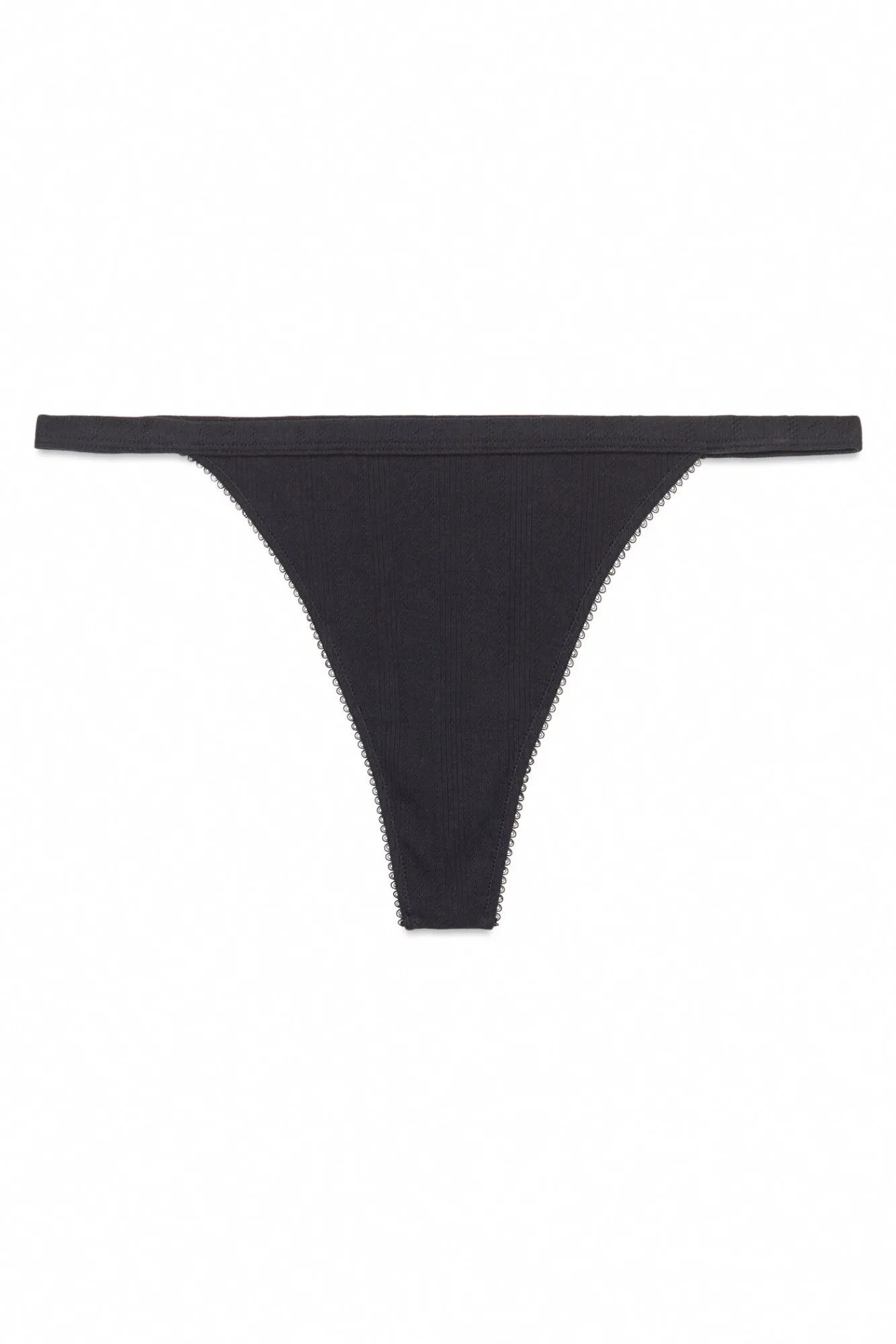Women'secret Tanga algodón desagujado