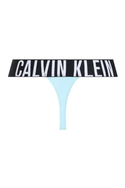 Calvin Klein Tanga de tiro alto logo