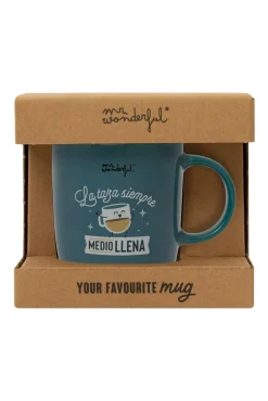 Mr. Wonderful Taza - La taza, siempre medio llena