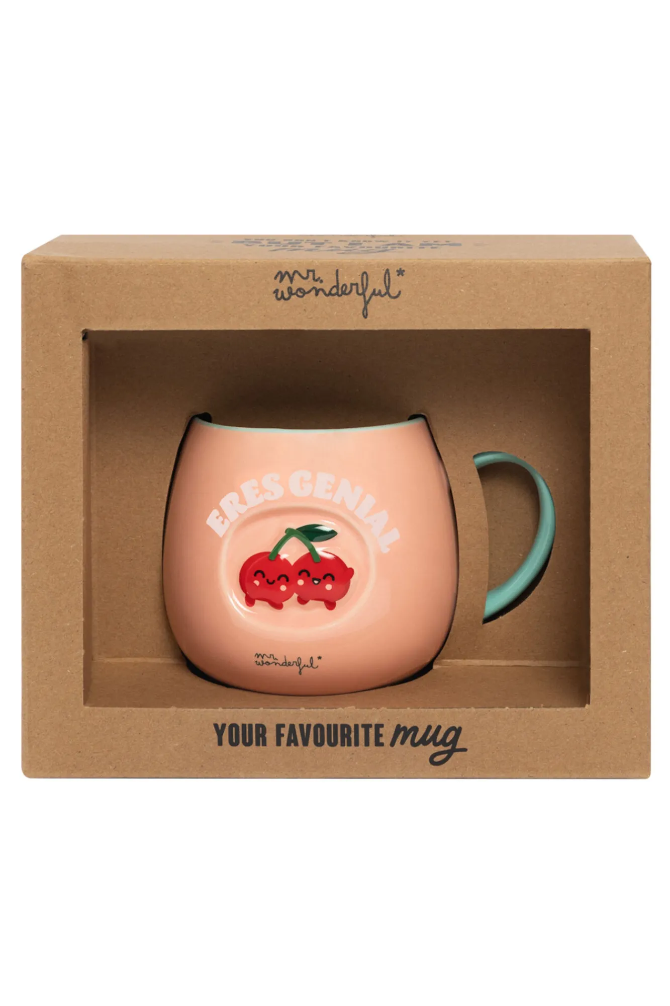 Mr. Wonderful Taza Cerezas 3D - Eres genial