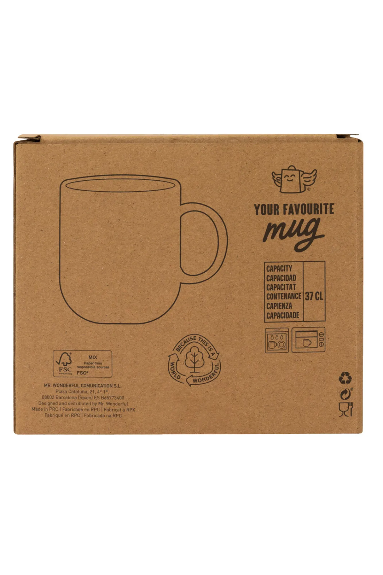 Mr. Wonderful Taza Eres mi todo