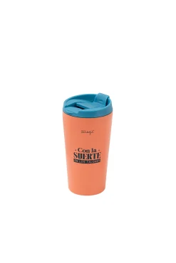 Mr. Wonderful Taza take away térmica Con la suerte en los talones