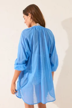 Women'secret Túnica 100% algodón claro