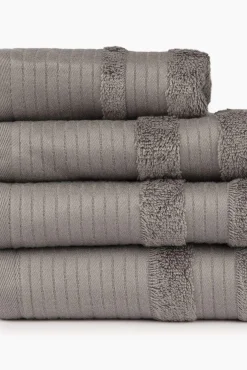 Textura Toalla ducha rizo algodón bambú 70x140cm.
