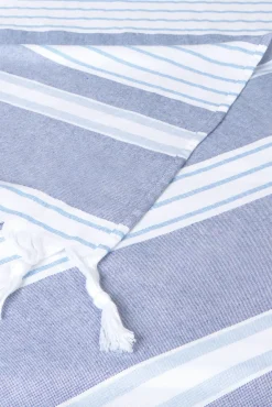 Textura Toalla pareo algodón rayas