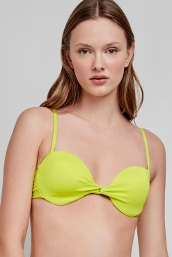 Gisela Top bikini bandeau liso